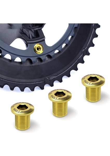 Rısk Yol Bisikleti Disk Takımı Vidaları Titanyum Alaşımlı Zincir Dişlisi Cıvataları (Yurt Dışından) modelleri