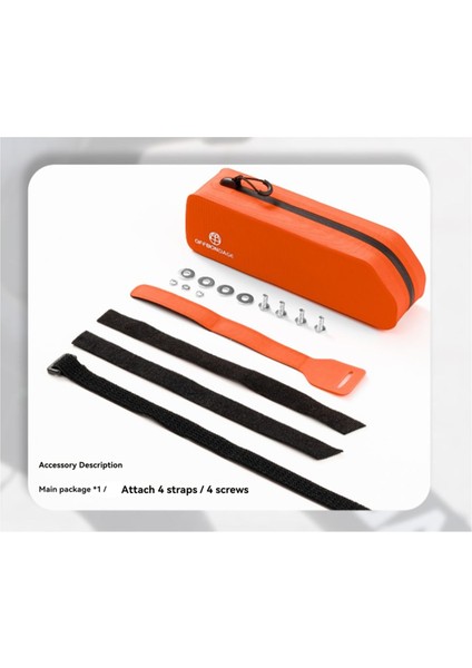 Offbondage Bisiklet Üst Boru Çantası Turuncu Bisiklet Ön Çerçeve Çantası (Yurt Dışından) indirimleri