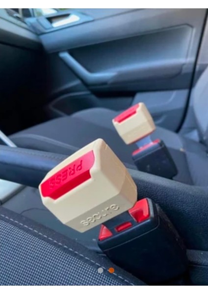 Oto Emniyet Kemer Aparatı Yükseltici Bej 2 Adet fiyatları