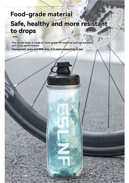 Eslnf Bisiklet Sporları Sıkma Şişesi Yalıtımlı Su Şişesi Bisiklet (Yurt Dışından) modelleri