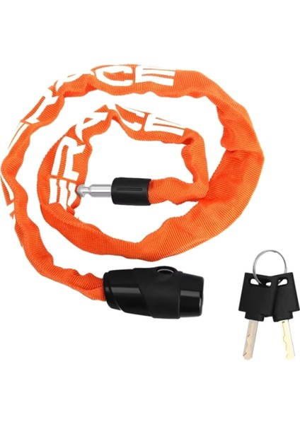 Rıderace Bisiklet Zincir Kilidi Hırsızlığa Karşı Yüksek Güvenlikli Mtb Turuncu (Yurt Dışından)
