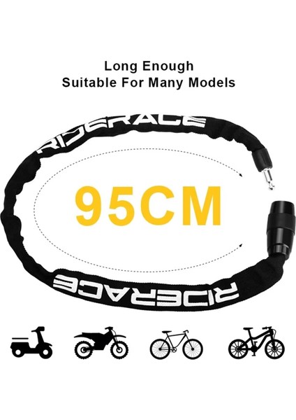 Rıderace Bisiklet Zincir Kilidi Hırsızlığa Karşı Yüksek Güvenlikli Mtb Turuncu (Yurt Dışından) fiyatları