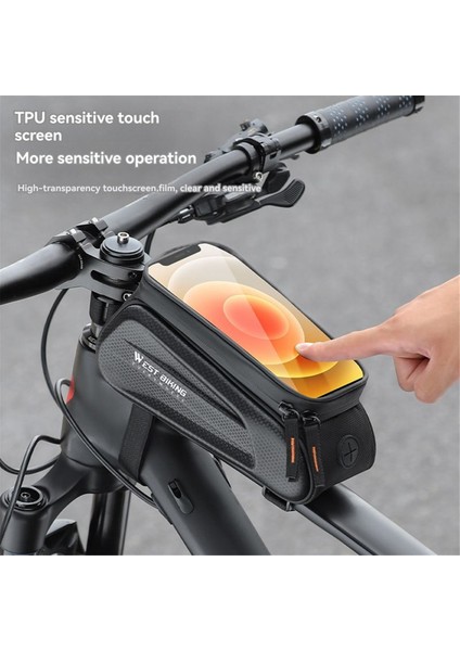 West Bıkıng Bisiklet Çantası Ön Telefon Bisiklet Çantası Mtb ve Yol Bisikletleri Için (Yurt Dışından) fiyatları
