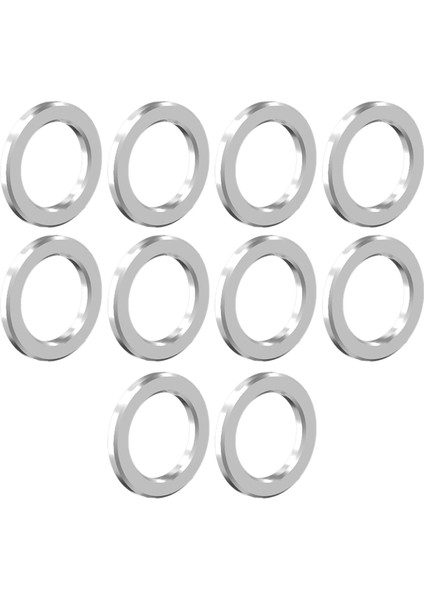 10 Adet M6 Bisiklet Titanyum Düz Rondela Evrensel Titanyum (Yurt Dışından)