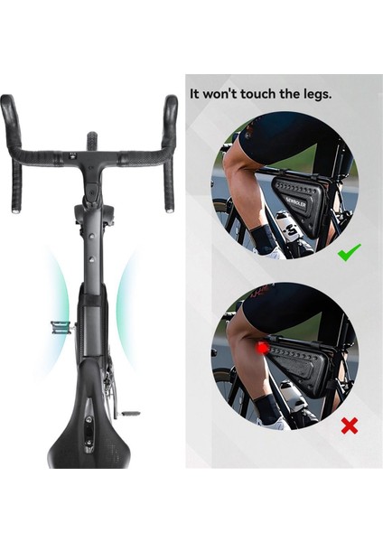 Newboler Su Geçirmez Bisiklet Üçgen Çantası 2l Dağ Bisikleti ve Yol Bisikleti (Yurt Dışından) fırsatları