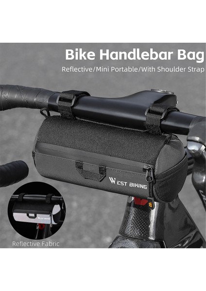 Westbıkıng Omuz Askılı Yansıtıcı Bisiklet Gidonu Çantası (Yurt Dışından) fırsatları