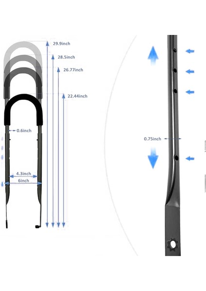 Çocuk Bisikleti Bisiklet Antrenörü Sapı, Bisiklet Denge Itme Çubuğu, Gelişmiş Denge ve Stabilite Için Itme Çubuğu (Yurt Dışından) modelleri