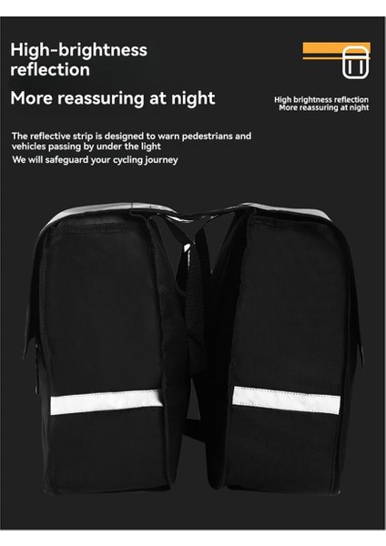 28 Litrelik Su Geçirmez Spor Çantası Bisiklet Arka Spor Çantası Çerçeve Bagajı (Yurt Dışından) indirimleri