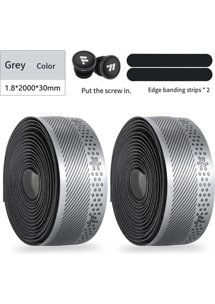 West Bıkıng Yarış Bisikleti Gidon Bandı Kaymaz Pu Eva Gri (Yurt Dışından) modelleri