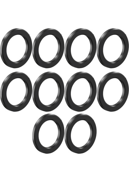 10 Adet M6 Bisiklet Titanyum Düz Rondela Evrensel Siyah (Yurt Dışından)