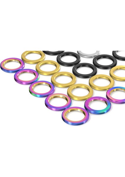 10 Adet M6 Bisiklet Titanyum Düz Rondela Evrensel Siyah (Yurt Dışından) modelleri