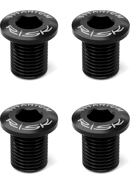 Rısk 4 Adet Yol Bisikleti Disk Vidaları Titanyum Alaşımlı Zincir Dişlisi Cıvataları (Yurt Dışından)