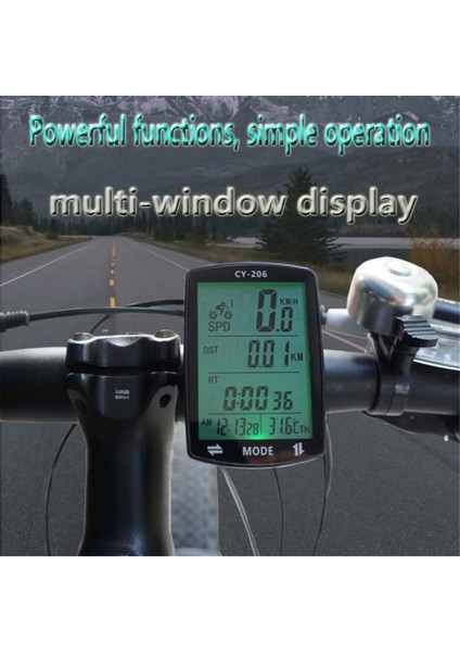 Bisiklet Hız Göstergesi Kablosuz Su Geçirmez Bisiklet Bilgisayarı (Yurt Dışından) fiyatları