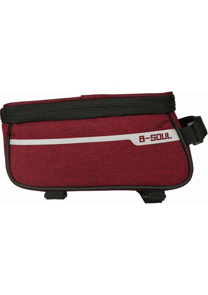 B-Soul Bisiklet Telefon Tutucu Çantası Bisiklet Telefon Ön Çerçeve Çantası Kırmızı (Yurt Dışından) modelleri