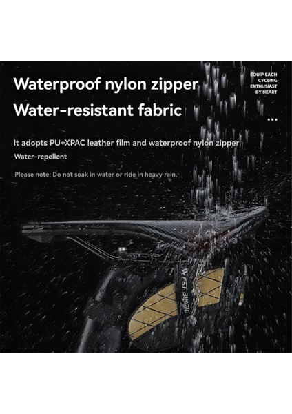 West Bıkıng Bisiklet Sele Çantası Arka Çanta Aksesuar Seti Siyah ve Sarı (Yurt Dışından) fırsatları