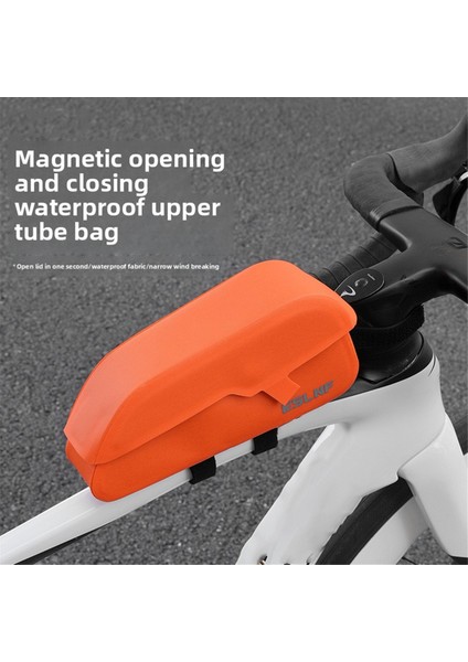 Eslnf Su Geçirmez Bisiklet Çerçeve Çantası Sert Kabuk Manyetik Emişli Siyah (Yurt Dışından) fiyatları