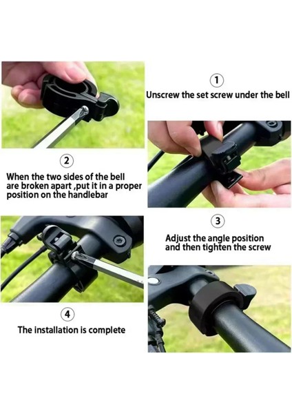 Alüminyum Çift Bisiklet Zili - Yüksek Net Ses Yeşil (Yurt Dışından) fiyatları
