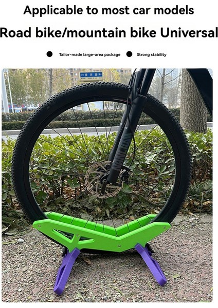 Bisiklet Standı Evrensel Zemin Bisiklet Standları Wheelie Mavi+Turuncu (Yurt Dışından) fiyatları