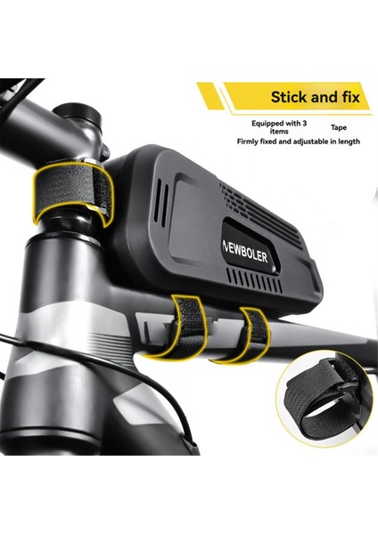 Newboler Su Geçirmez Bisiklet Üst Boru Çantası Bisiklet Aksesuarları (Yurt Dışından) fırsatları