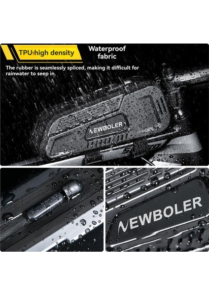 Newboler Su Geçirmez Bisiklet Üst Boru Çantası Bisiklet Aksesuarları (Yurt Dışından) indirimleri