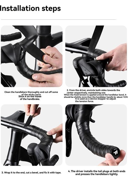 West Bıkıng Yarış Bisikleti Gidon Bandı Kaymaz Pu Eva Siyah (Yurt Dışından) fırsatları