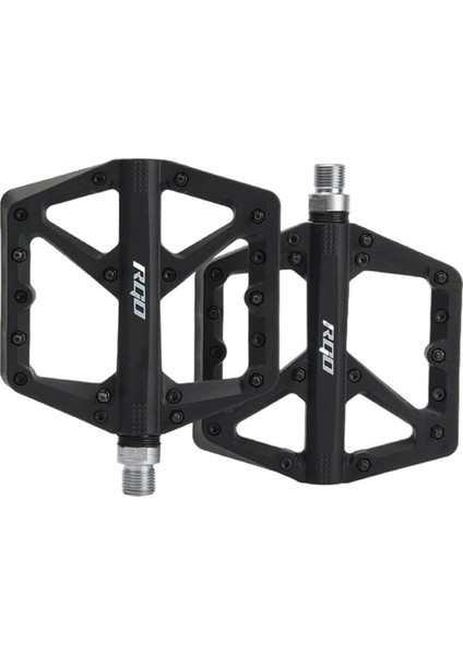 Rgo Bisiklet Pedalı Ultra Hafif Du Rulmanlı Mtb Bisiklet Pedalları Siyah (Yurt Dışından)
