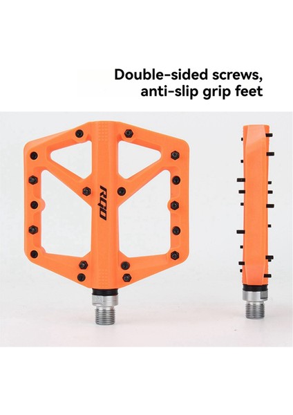 Rgo Bisiklet Pedalı Ultra Hafif Du Rulmanlı Mtb Bisiklet Pedalları Siyah (Yurt Dışından) indirimleri