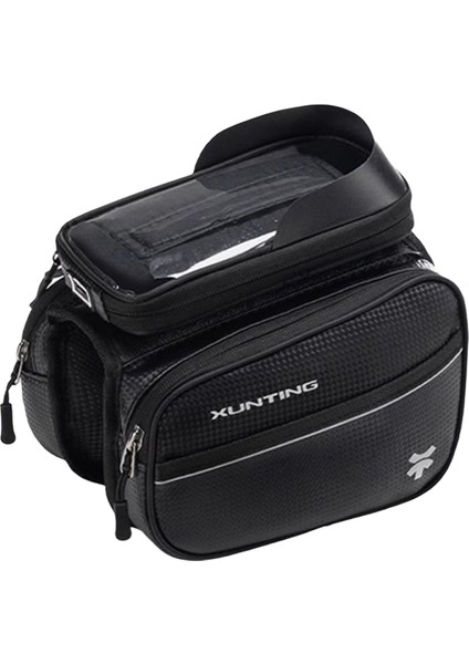 Xunting Dokunmatik Ekranlı Telefon Tutuculu Bisiklet Çantası Üst Boru Çerçeve Kılıfı (Yurt Dışından)