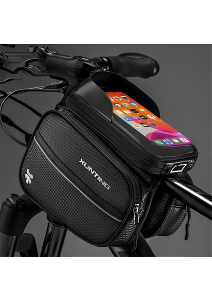 Xunting Dokunmatik Ekranlı Telefon Tutuculu Bisiklet Çantası Üst Boru Çerçeve Kılıfı (Yurt Dışından) fiyatları