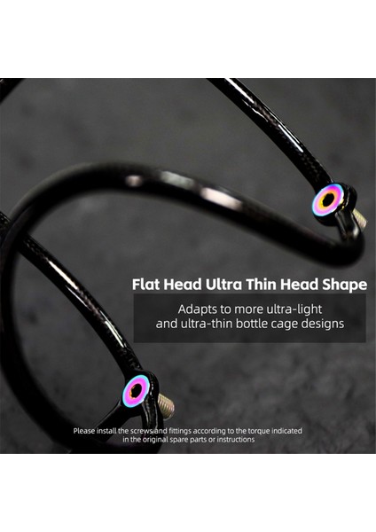 M5 x 12MM Titanyum Bisiklet Şişe Tutucu Vida Mavi ve Mor (Yurt Dışından) fiyatları