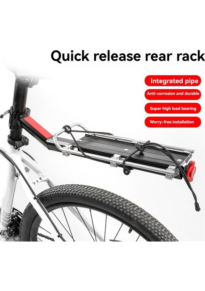 Bisiklet Taşıyıcı Raf Bisiklet Direği Arka Raf Dağ Yol Bisikleti Arka Montajı Kuyruk Alüminyum Alaşımlı Çanta Desteği Siyah (Yurt Dışından) indirimleri