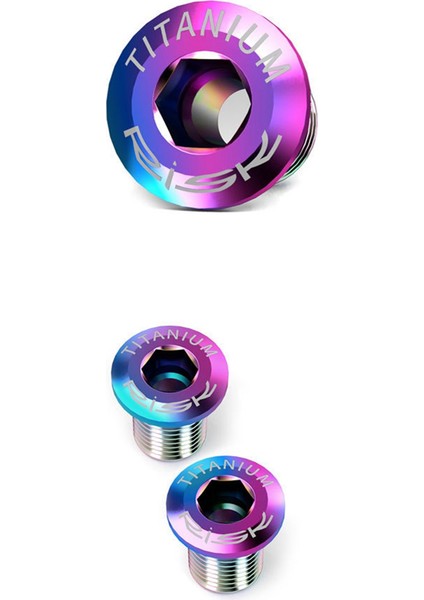 Rısk 4 Adet Yol Bisikleti Disk Takımı Vidaları Titanyum Alaşımlı Zincir Dişlisi Cıvataları (Yurt Dışından) fırsatları