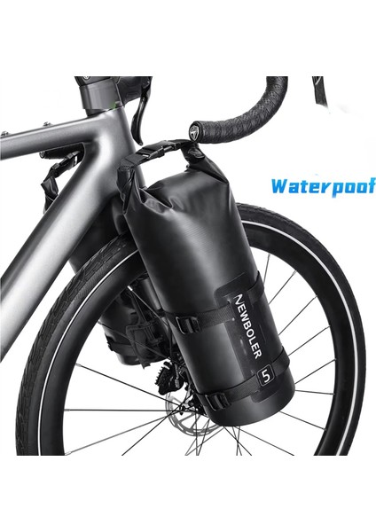 Newboler Taşınabilir Su Geçirmez Bisiklet Çatal Çantası 5l Bisiklet Çantası 2 Çanta (Yurt Dışından) indirimleri