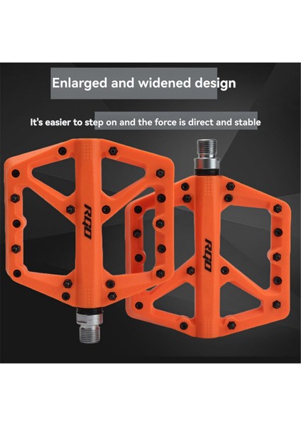 Rgo Bisiklet Pedalı Ultra Hafif Du Rulmanlı Mtb Bisiklet Pedalları Turuncu (Yurt Dışından) modelleri