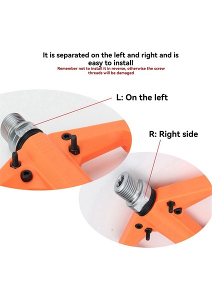 Rgo Bisiklet Pedalı Ultra Hafif Du Rulmanlı Mtb Bisiklet Pedalları Turuncu (Yurt Dışından) indirimleri
