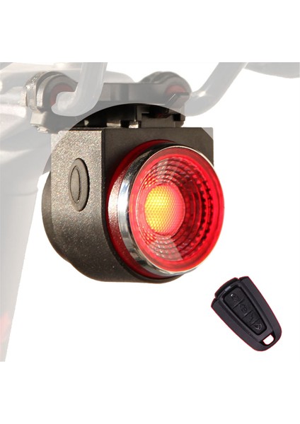 Fren Lambası ve 115 Db Su Geçirmez Kablosuz Bisiklet Alarmı (Yurt Dışından)