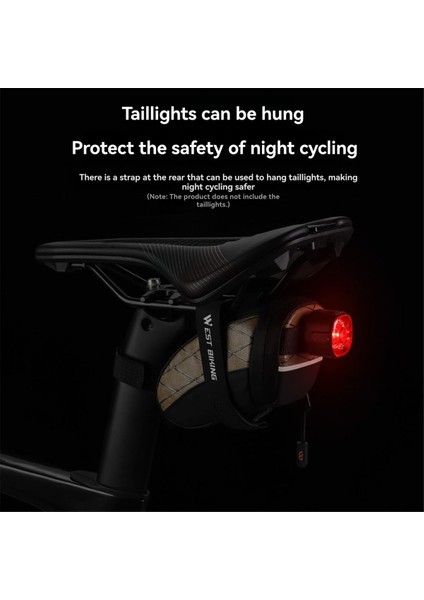 West Bıkıng Bisiklet Sele Çantası Arka Çanta Aksesuar Seti Siyah ve Gri (Yurt Dışından) modelleri