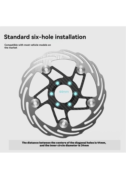 Cyclamı Bisiklet Disk Frenli Bisiklet Yüzer Rotorları 180 mm (Yurt Dışından) fiyatları