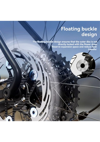 Cyclamı Bisiklet Disk Frenli Bisiklet Yüzer Rotorları 180 mm (Yurt Dışından) fırsatları