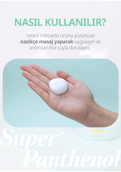 Hassas Ciltlere Özel Pantenol İçeren Temizleme Köpüğü Super Panthenol Bubble Cleanser Sensitive