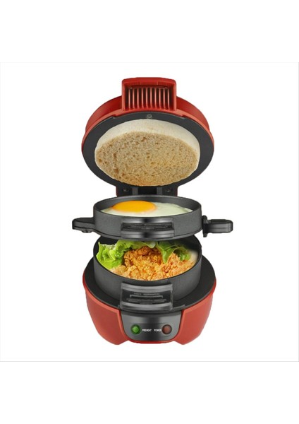 Burger Presi Hamburger Patty Maker Yapışmaz Çok Fonksiyonlu Hamburger Omlet Biftek Kahvaltı Sandviç Makinesi Ab Tak (Yurt Dışından)