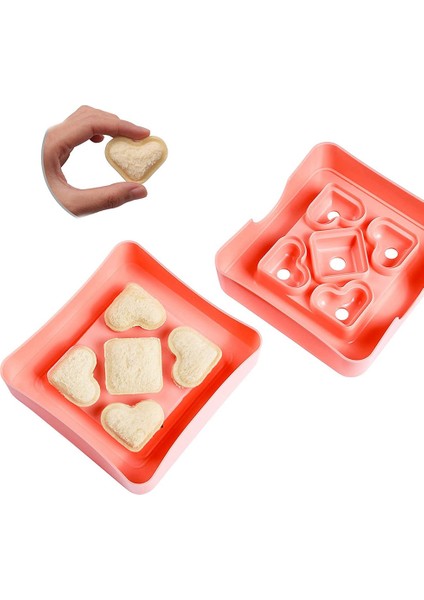 Çocuklar Için Sandviç Kesici ve Kapatıcı Öğle Yemeği Kutusu Bento Kutusu Snacks Partisi Için Ekmek Kesici (Yurt Dışından) fiyatları