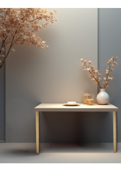 2 Adet Silindir Modeli Naturel Ahşap&meşe Boyalı Masa&sehpa Ayakları modelleri