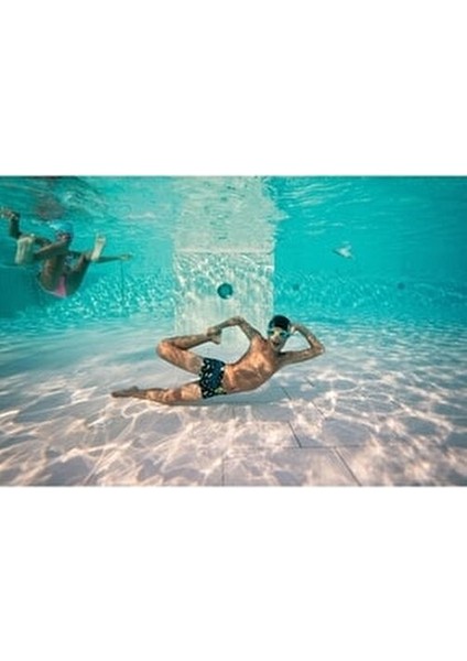 Yüzücü Gözlüğü Kadınlar İçin Mavi Sarı Renkli Anti Fog Özellikli