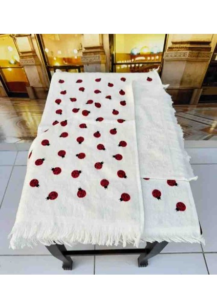 %100 Pamuk 3'lü 40×60 Baskılı Mutfak Havlusu