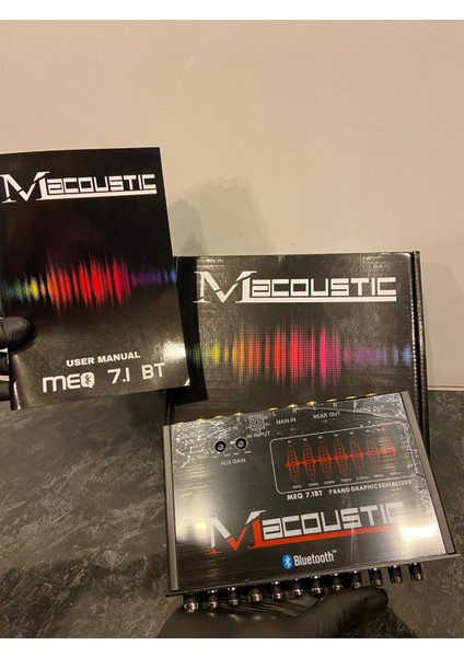 Meq 7.1 Bt – Araç Için 7 Bantlı Eq + Bluetooth Alıcı Ekolayzır
