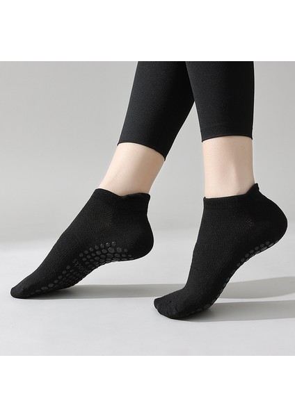 Kısa Yoga ve Pilates Çorabı Siyah