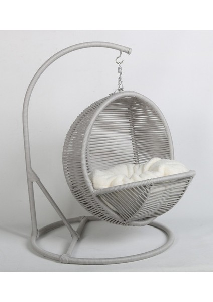 Pet Lüxperi Kedi Salıncağı & Kedi Yatağı & Kafesi 38X45X65 cm Açık Gri modelleri