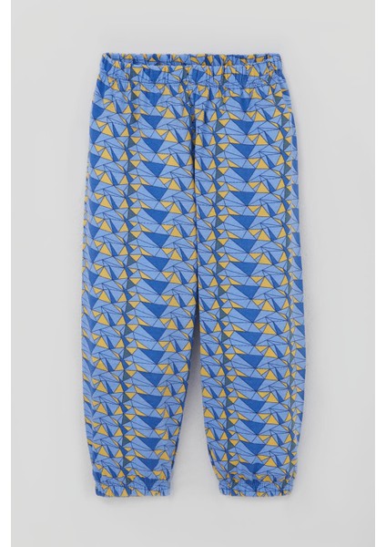 Erkek Bebek Pijama Takımı Renk Üçgeni 9 Ay-3 Yaş, Açık Mavi modelleri