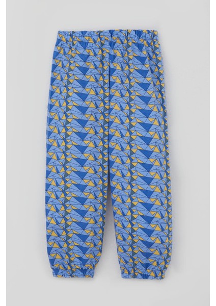 Erkek Bebek Pijama Takımı Renk Üçgeni 9 Ay-3 Yaş, Açık Mavi indirimleri